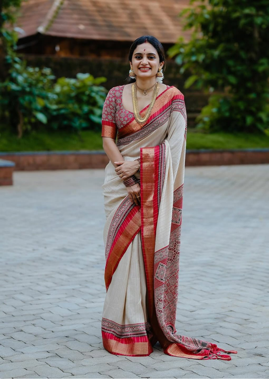 Arya Heritage Dola Silk Saree