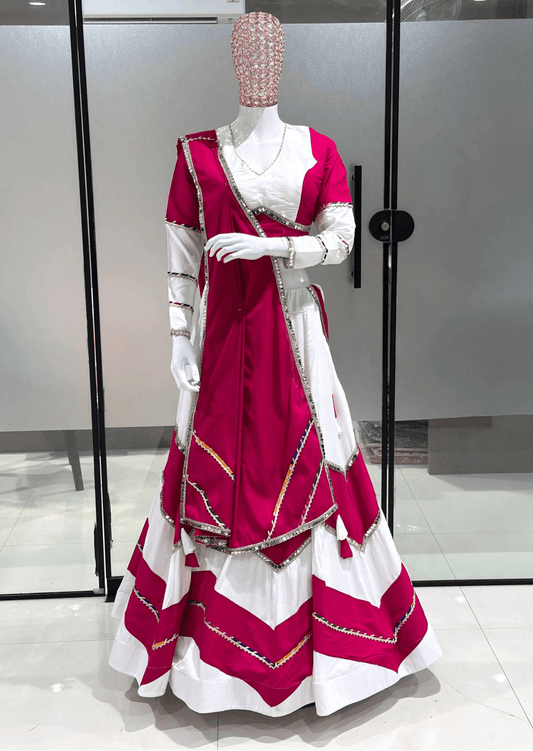 Gulnaar Rayon Cotton Lehenga Set